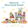 natural rice toy blocks
