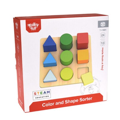 tooky toy color and shape sorter